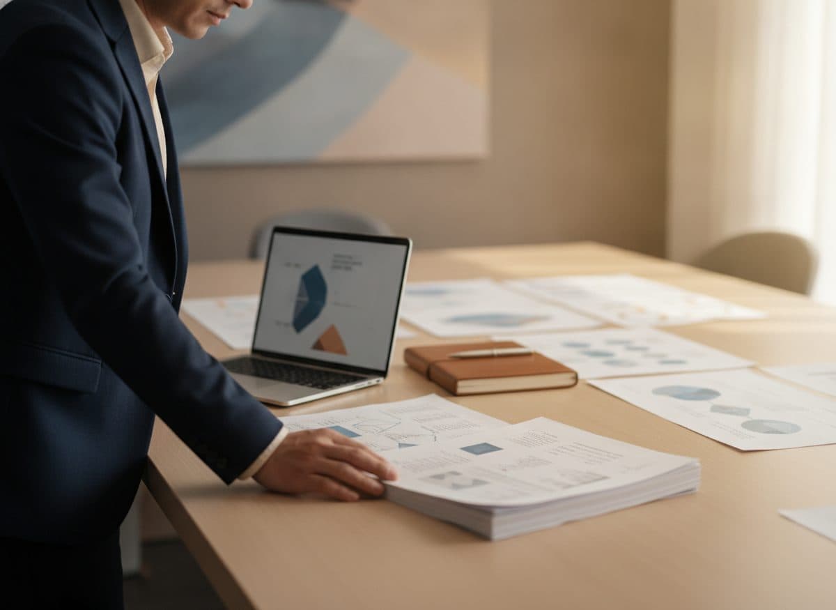 Chalifour consultant preparing a business evaluation report